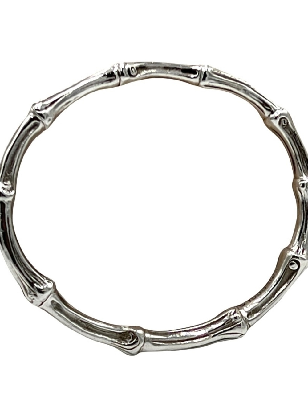 Authentic Vintage Tiffany &Co Silver Bamboo Bangle Bracelet